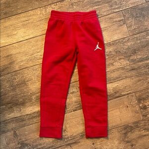 Jordan Kids Bright Red Sweatpants
